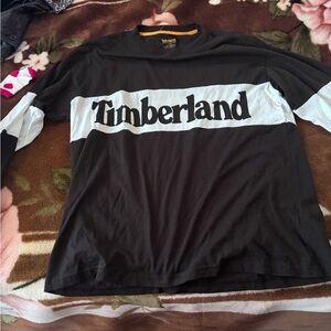 Timberland Navy and Gold Cotton Shirt